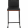 Mason Mara 26" Counter Stool in Black Metal, Walnut Wood & Black Leatherette (Set of 2)